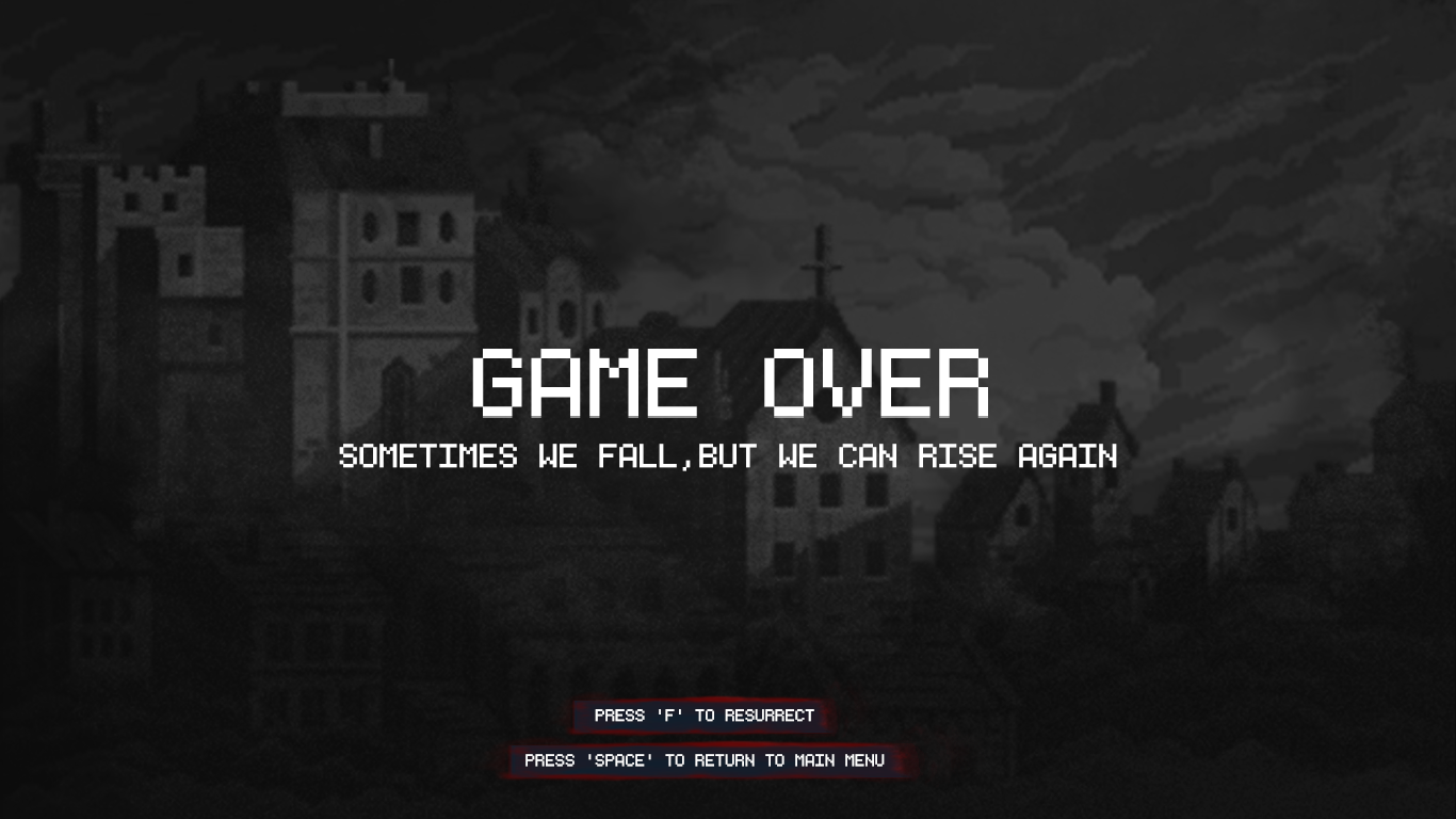 Game Over Screen