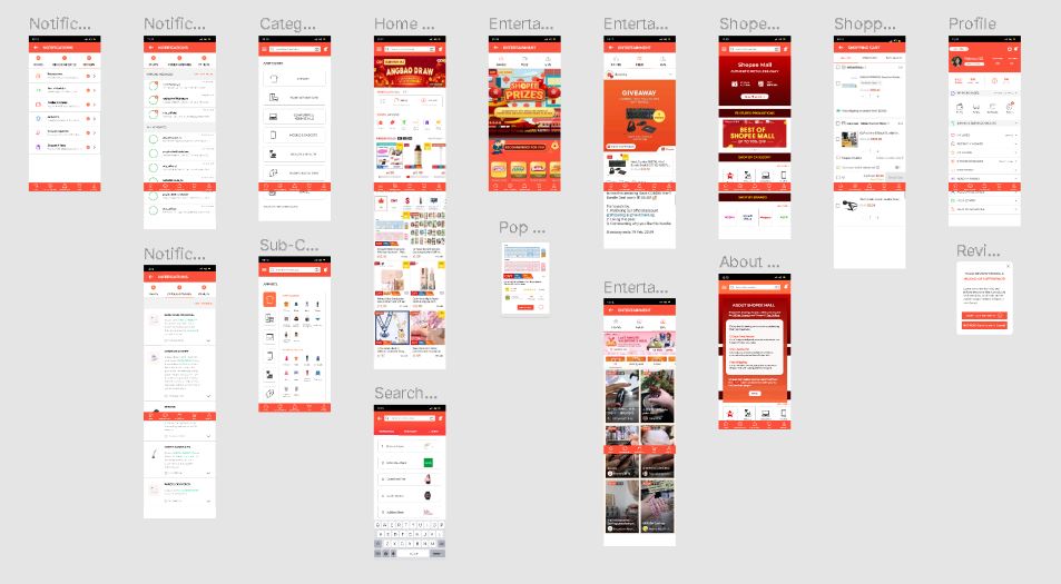 Shopee UI Redesign Project