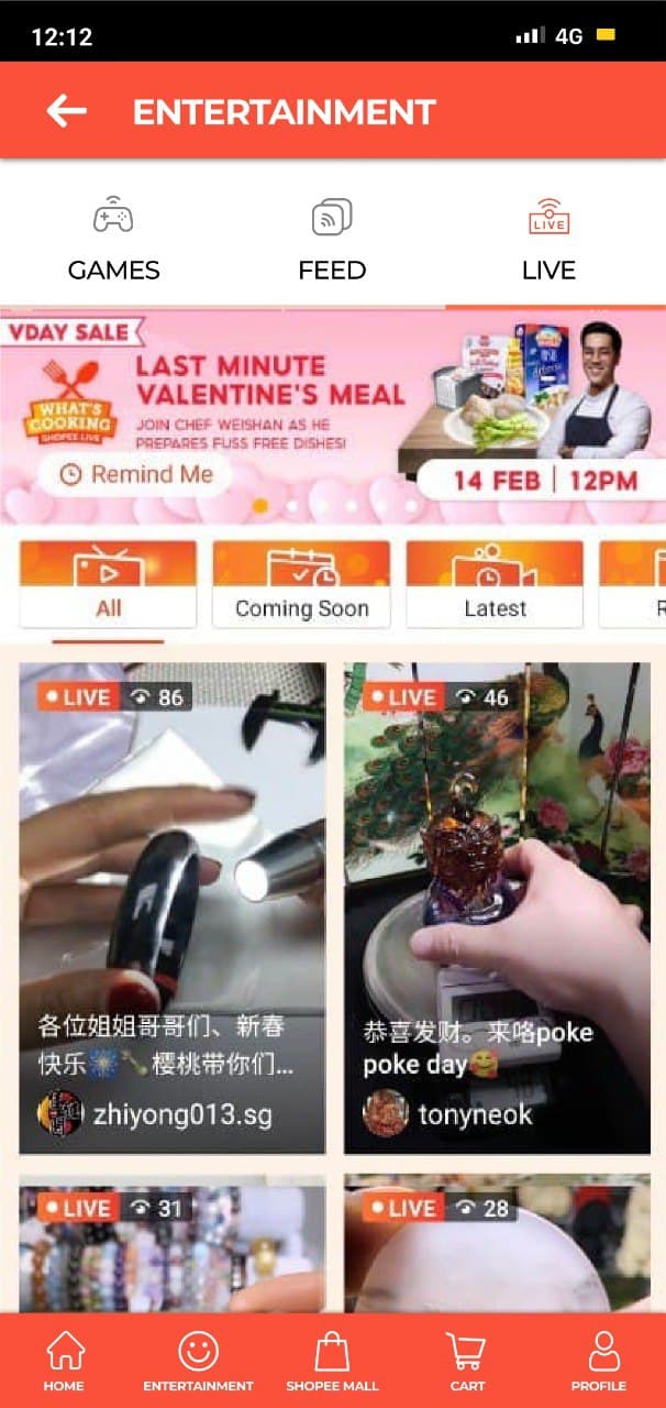 Shopee Live